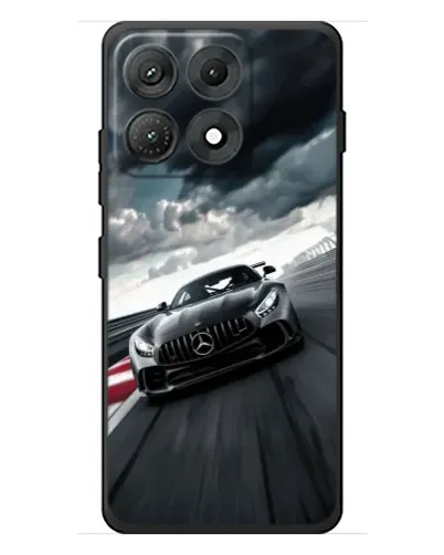 Чехол для Motorola Edge 70 Max с картинкой «Гоночный Mercedes AMG»