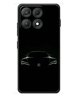 Чехол для Motorola Edge 70 Max с картинкой «Mercedes — силуэт авто» Чехол для Motorola Edge 70 Max с картинкой «Mercedes — силуэт авто»
