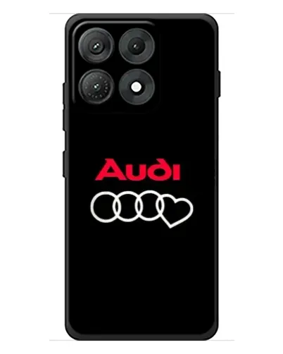 Чехол для Motorola Edge 70 Max с картинкой «Логотип Audi Heart»