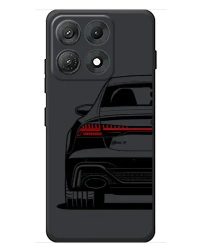 Чехол для Motorola Edge 70 Max с картинкой «Задняя часть Audi — арт»