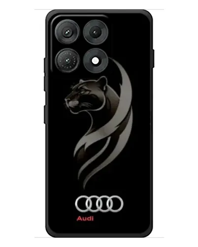 Чехол для Motorola Edge 70 Max с картинкой «Графика — пантера и Audi»