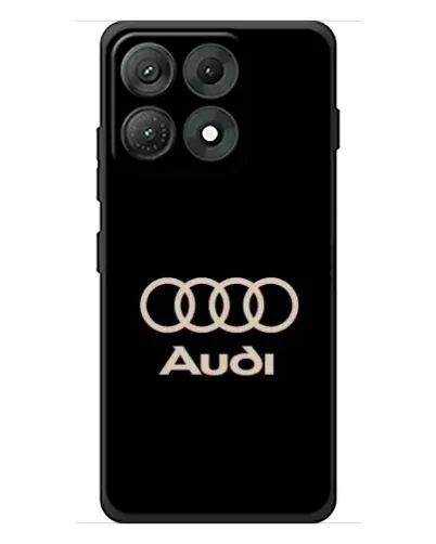 Чехол для Motorola Edge 70 Max с картинкой «Audi — золотой логотип»
