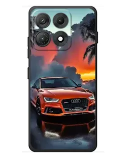 Чехол для Motorola Edge 70 Max с картинкой «Audi — закат» Чехол для Motorola Edge 70 Max с картинкой «Audi — закат»