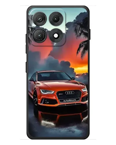 Чехол для Motorola Edge 70 Max с картинкой «Audi — закат»
