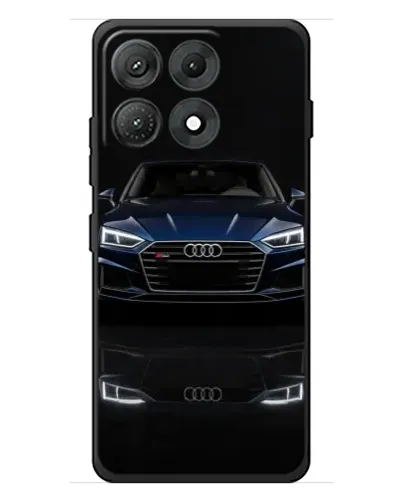 Чехол для Motorola Edge 70 Max с картинкой «Audi — ночное отражение»