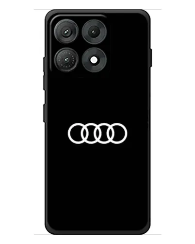 Чехол для Motorola Edge 70 Max с картинкой «Audi White Logo»