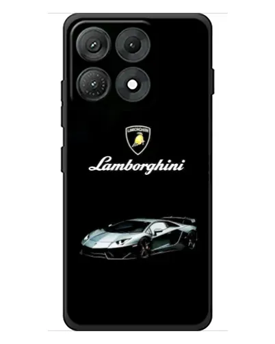 Чехол для Motorola Edge 70 Max с картинкой «Логотип Lamborghini классика»