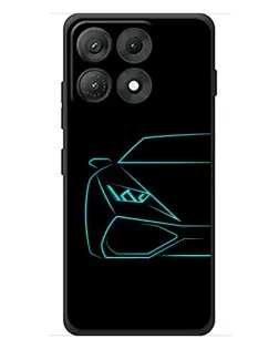 Чехол для Motorola Edge 70 Max с картинкой «Голубой силуэт Lamborghini» Чехол для Motorola Edge 70 Max с картинкой «Голубой силуэт Lamborghini»