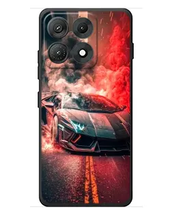 Чехол для Motorola Edge 70 Max с картинкой «Lamborghini красный дым» Чехол для Motorola Edge 70 Max с картинкой «Lamborghini красный дым»
