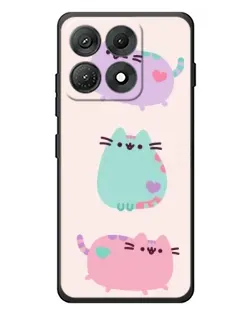 Чехол для Motorola Edge 70 Max с картинкой «Pusheen трио» Чехол для Motorola Edge 70 Max с картинкой «Pusheen трио»