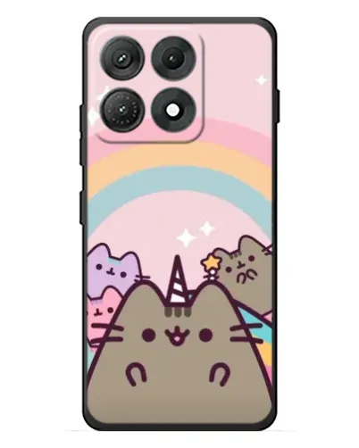 Чехол для Motorola Edge 70 Max с картинкой «Единорог Pusheen»