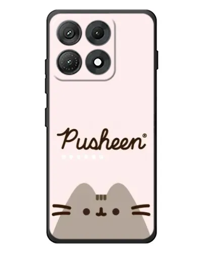 Чехол для Motorola Edge 70 Max с картинкой «Pusheen логотип»