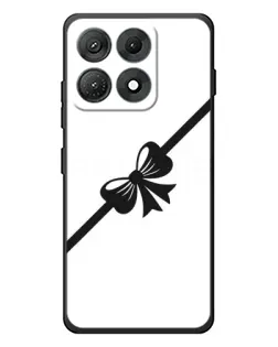Чехол для Motorola Edge 70 Max с картинкой «Диагональный бант»