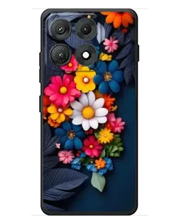 Чехол для Motorola Edge 70 Max с картинкой «Цветочная феерия»