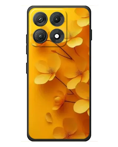 Чехол для Motorola Edge 70 Max с картинкой «Золотые лепестки»