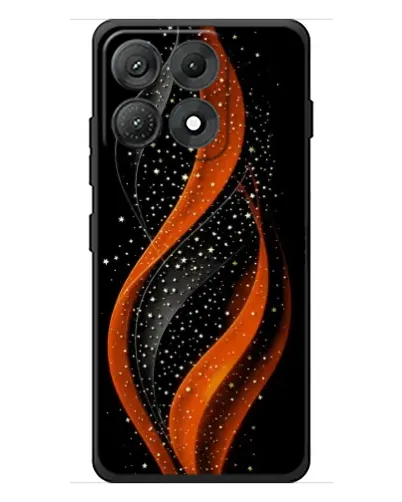 Чехол для Motorola Edge 70 Max с картинкой «Огненная звездная волна»