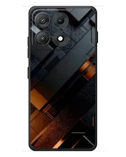 Чехол для Motorola Edge 70 Max с картинкой «Черные геометрические блоки» Чехол для Motorola Edge 70 Max с картинкой «Черные геометрические блоки»