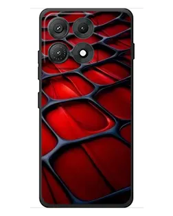 Чехол для Motorola Edge 70 Max с картинкой «Красная глянцевая сетка» Чехол для Motorola Edge 70 Max с картинкой «Красная глянцевая сетка»