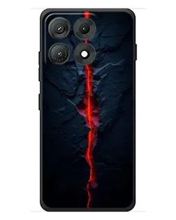 Чехол для Motorola Edge 70 Max с картинкой «Kрасная лавовая трещина» Чехол для Motorola Edge 70 Max с картинкой «Kрасная лавовая трещина»
