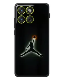 Чехол для Motorola Edge 70 с картинкой «Jordan Gradient Logo»
