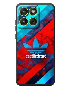 Чехол для Motorola Edge 70 с картинкой «Абстракция Adidas»