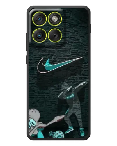 Чехол для Motorola Edge 70 с картинкой «Спортивный арт Nike»
