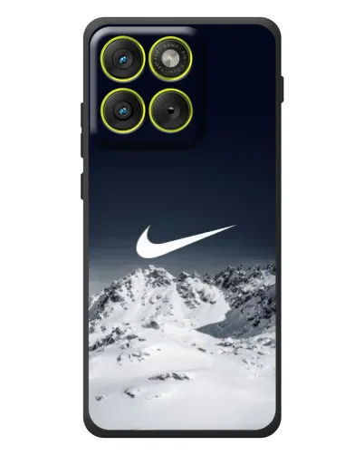 Чехол для Motorola Edge 70 с картинкой «Nike — зимние горы»