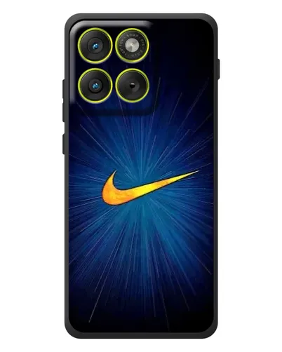 Чехол для Motorola Edge 70 с картинкой «Синий пульс Nike» Чехол для Motorola Edge 70 с картинкой «Синий пульс Nike»