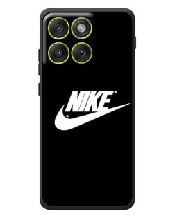 Чехол для Motorola Edge 70 с картинкой «Мазки краски Nike»