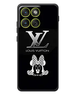 Чехол для Motorola Edge 70 с картинкой «LV и Минни Маус»