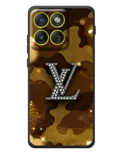 Чехол для Motorola Edge 70 с картинкой «Камуфляжный Louis Vuitton»