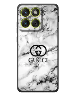 Чехол для Motorola Edge 70 с картинкой «Gucci — мраморный шик»