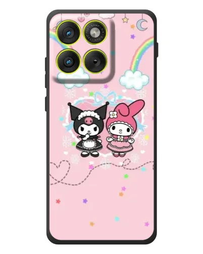 Чехол для Motorola Edge 70 с картинкой «My Melody и Kuromi» Чехол для Motorola Edge 70 с картинкой «My Melody и Kuromi»