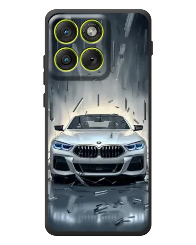 Чехол для Motorola Edge 70 с картинкой «BMW в свете фар»