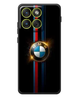 Чехол для Motorola Edge 70 с картинкой «BMW M-Power неон»
