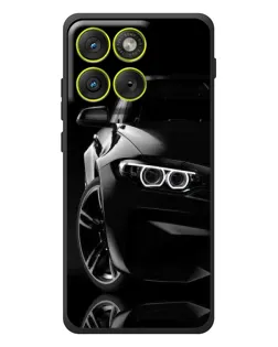 Чохол для Motorola Edge 70 з картинкою «Чорна BMW — профіль»