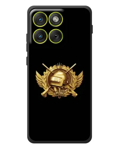 Чехол для Motorola Edge 70 с картинкой «PUBG — оранжевый градиент»