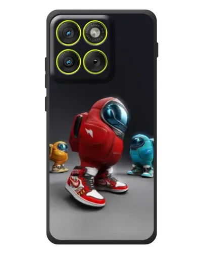 Чехол для Motorola Edge 70 с картинкой «Among Us — 3D стиль»