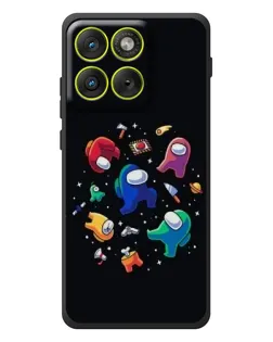 Чехол для Motorola Edge 70 с картинкой «Among Us космос»