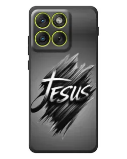 Чехол для Motorola Edge 70 с картинкой «Надпись Jesus Graffiti»