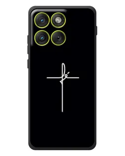 Чехол для Motorola Edge 70 с картинкой «Тонкий крест» Чехол для Motorola Edge 70 с картинкой «Тонкий крест»