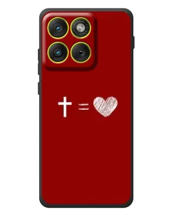 Чехол для Motorola Edge 70 с картинкой «Уравнение любви» Чехол для Motorola Edge 70 с картинкой «Уравнение любви»