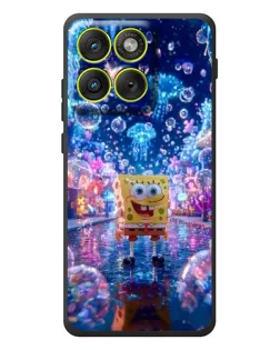 Чехол для Motorola Edge 70 с картинкой «Неоновый океан»