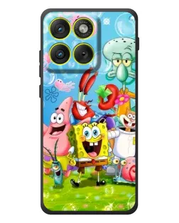 Чехол для Motorola Edge 70 с картинкой «Губка Боб и друзья» Чехол для Motorola Edge 70 с картинкой «Губка Боб и друзья»