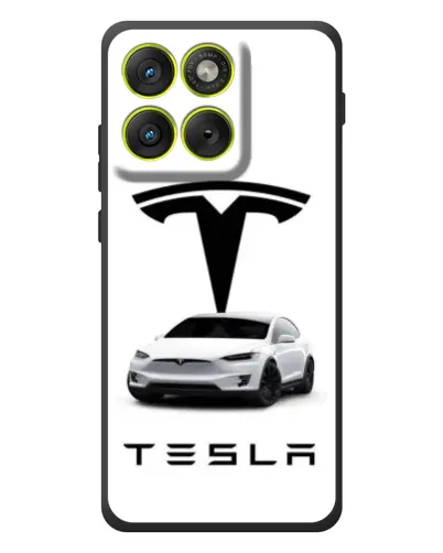 Чехол для Motorola Edge 70 с картинкой «Tesla White Style»
