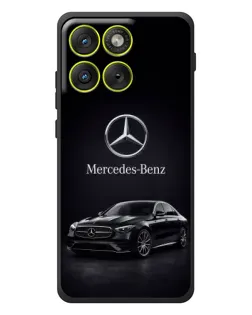 Чехол для Motorola Edge 70 с картинкой «Mercedes — решетка радиатора»