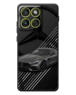 Чехол для Motorola Edge 70 с картинкой «Mercedes AMG — графика»