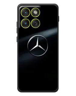 Чохол для Motorola Edge 70 з картинкою «Mercedes на металі»
