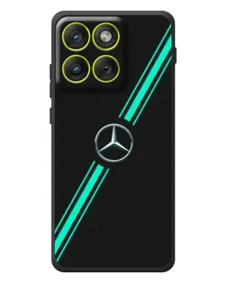 Чохол для Motorola Edge 70 з картинкою «Спортивні лінії Mercedes»