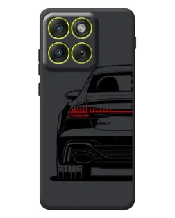 Чехол для Motorola Edge 70 с картинкой «Задняя часть Audi — арт»